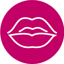 Body care Icon Lippen